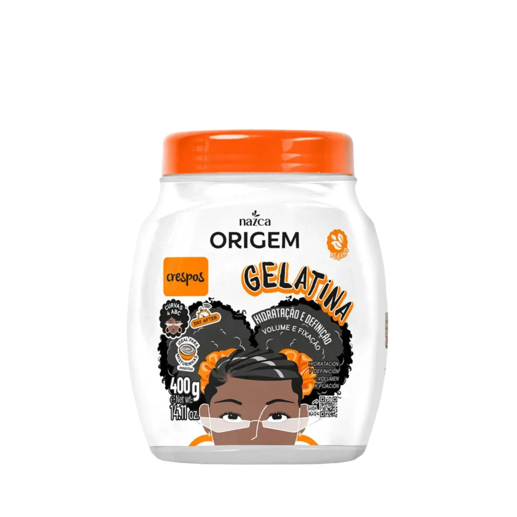 Gelatina Origem Para Cabelos Crespos 400g - Iap! - Iap Cosméticos